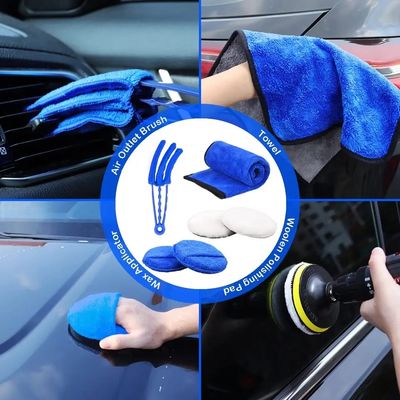 26pcs Car Detailing Brush Set Auto  Car Cleaning Tools Kit For Interior