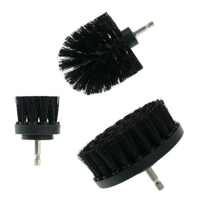 White 2.5inch Drill Scrub Brush Power Scrubbing Brush Drill Attachment For Car Detailing