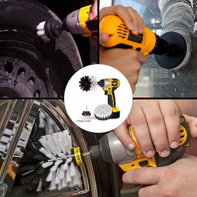 2inch 3.5inch Drill Scrub Brush Attachment Set For Bathroom Cleaning