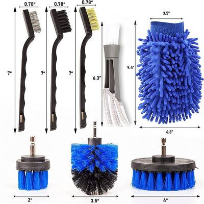 18 Pcs Auto Detailing Brushes Car Wash Brush Kit For Cleaning Auto Wheels