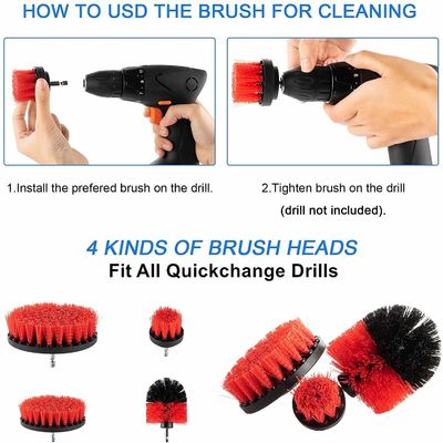 19Pcs Car Detailing Brush Set With Carry Bag All Purpose Clean For Cleaning Interior, Exterior