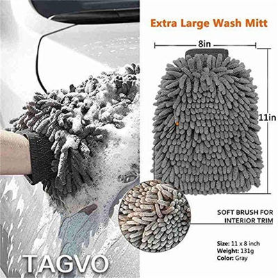 Newest Grey Car Cleaning Set 16PCS Car Cleaning Tools For Car Washer Assisted Products