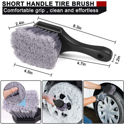 16Pcs Bendable Wheel Brush For Car Alloy Tire Detailing
