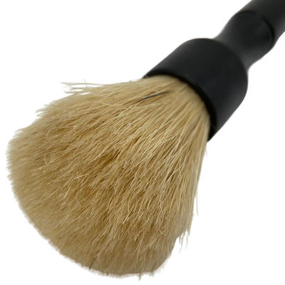 Natural Boar Hair Valeting Car Detailing Brush 2pcs