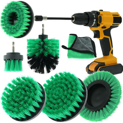 7PC Brush Cleaner Drill Electric Drill Scrubber Attachment Sweeper Window Gap Cleaning