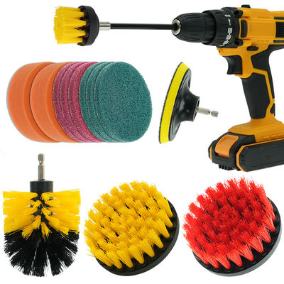 Exw Price 14Pcs Drill Brush Set Cleaning Kitchen Power Scrubber Set