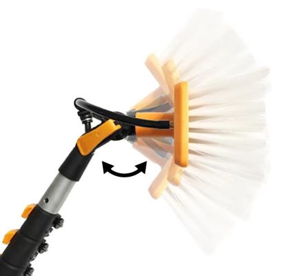 Solar Cleaning Brush For Roof With Dual Use Water Pump / Faucet