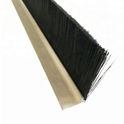 Aluminium Bar Polypropylene Industrial Strip Brush Door Bottom Sealing