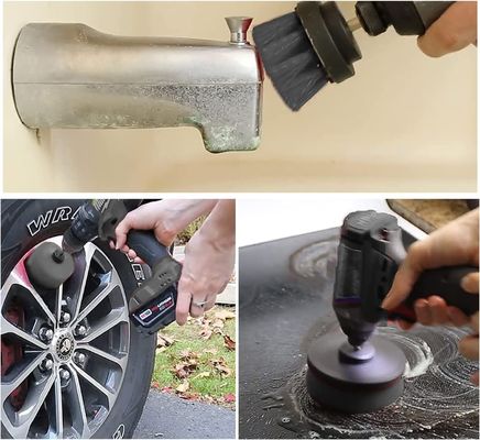 Household Easy Cleaning 4 Pcs Brush Drill For Kitchen Bathroom Auto Cleaning