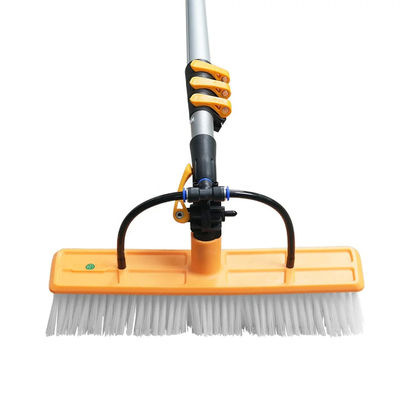 Long Pole Solar Panel Brush Cleaner For Roof Washing 12m