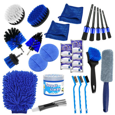 Pp Custom Car Detailing Brush Medium Bristle Stiffness Multi Purpose Cleaning Tool