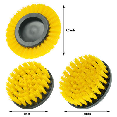 3pcs Middle Brush Hardness Drill Power Scrubber Set With Easy Attachment To Drill