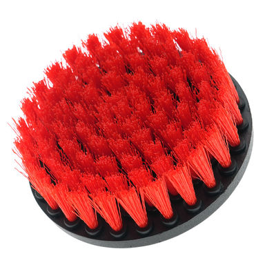 4inch Middle Hard Brush Red Electric Drill Brush For Car