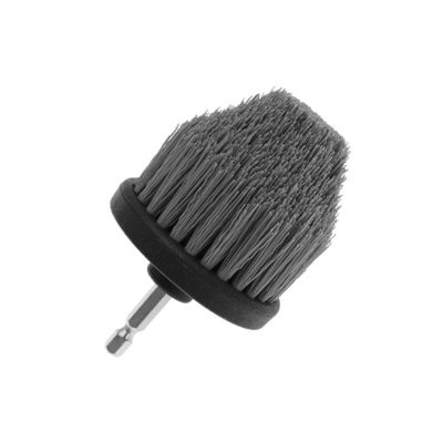 Grey Color 2.5 Inch Pp / Nylon Material  Brush With Electric Drill Brush For House Cleaning