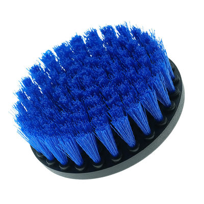 4 Inch Brush Size Blue And Black Roller Drill Brush Can Cleaning Car With Drill