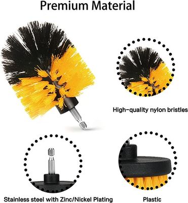 8pcs Drill Cleaning Brush Drill Brush Set For Quick And Effective Cleaning