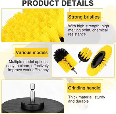 Electric Scrubber Cleaning Brush With Extension For Car Wheel Tire