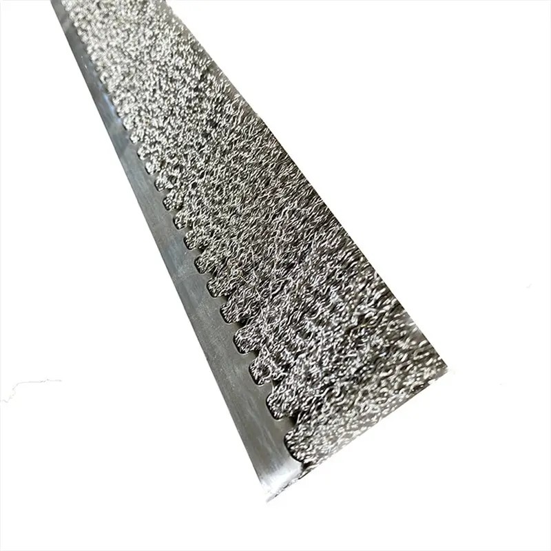 High Temperature Resistant Industrial Strip Brush Door Seal Wire Brass