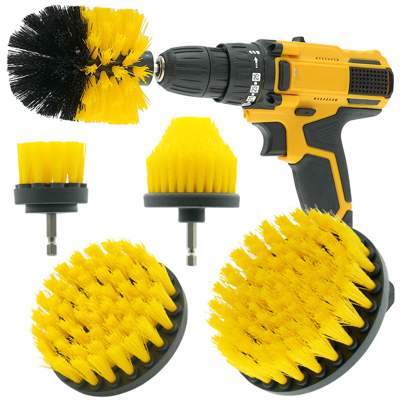 ODM Electric Drill Scrub Brush Car Carpet Detail Cleaning 3.5inch