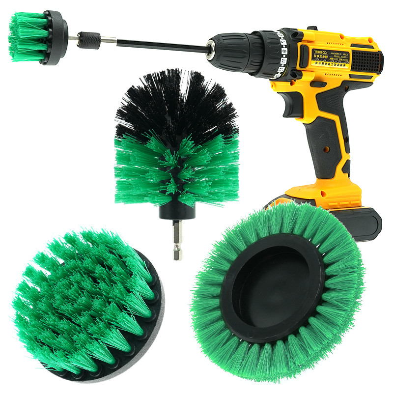 2inch Drill Bit Scrub Brush Power Drill Scrubber Attachment Set ODM