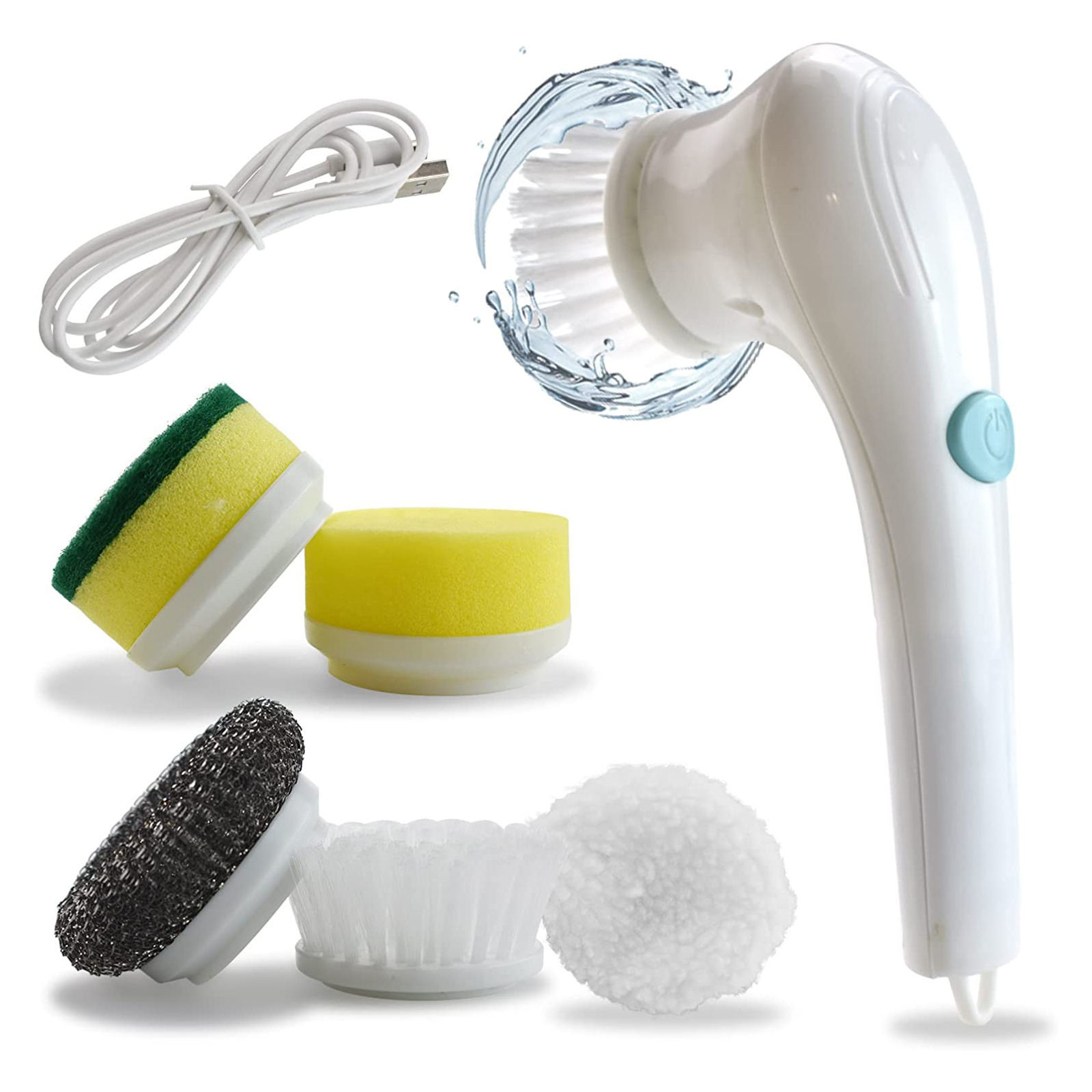 Wall Electric Spin Tile Scrubber Electric Cordless Power Handheld