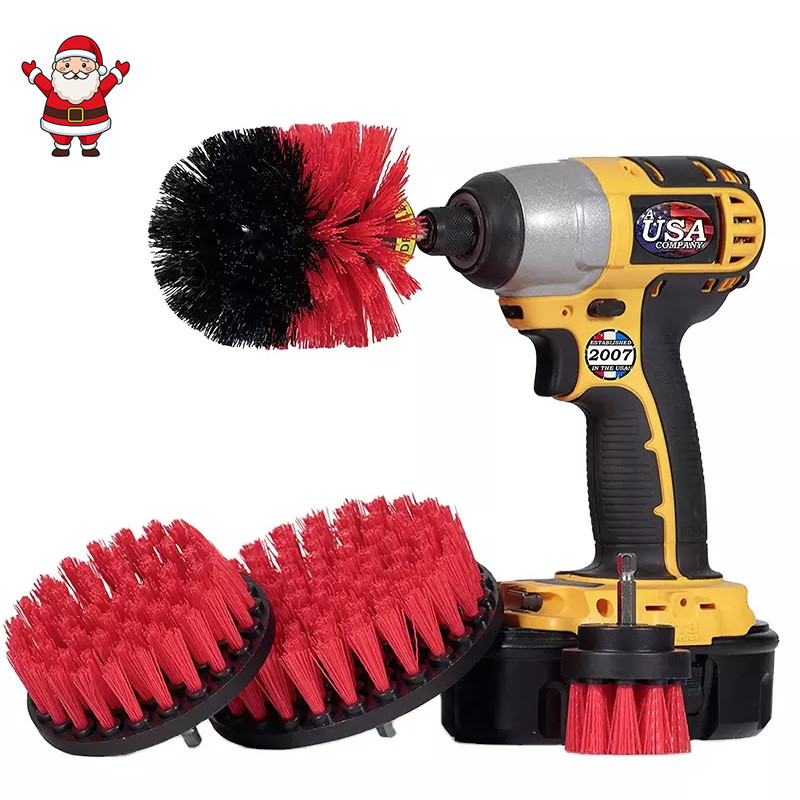 Electric Bathtub Bathroom Scrubber Drill Attachment Brush Polypropylene OEM