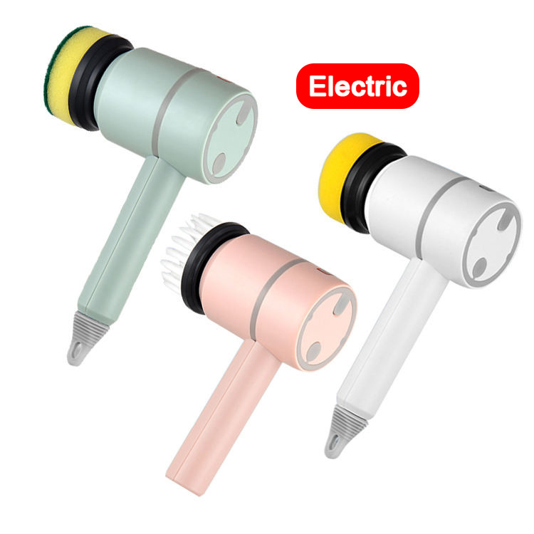 Kitchen Household Power Electric Spin Scrubber Cordless Rotating Speeds