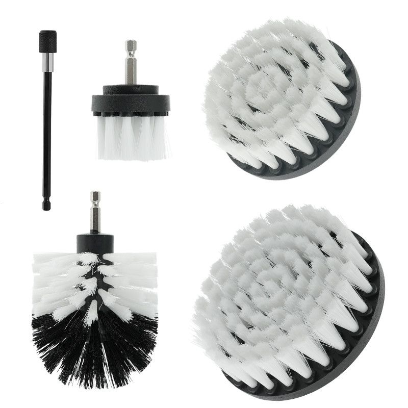 Rosh Certified Drill Scrub Brush Long Lasting Durability Fits Most Power Drills Lightweight