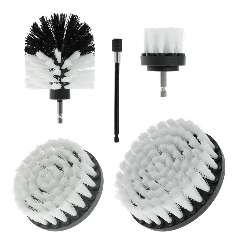 Drill Scrub Brush Attachment 0.5kg Weight Rosh Certified Fits Most Power Drills