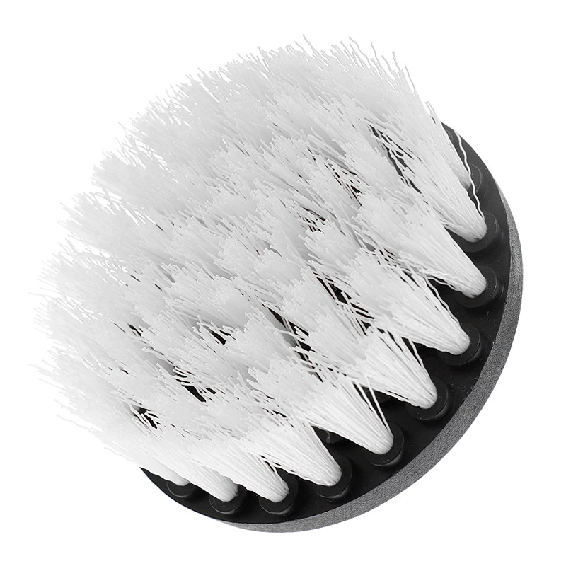 White Color 5inch Drill Brush Made In Pp Material Clean Soft Place