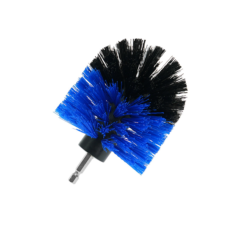 Blue And Black Roller Drill Brush 3.5 Inch Size Can Cleaning Car With Drill