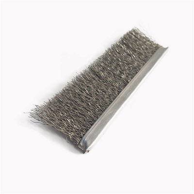 20mm Door Industrial Strip Brush Crimped Steel Wire Metal