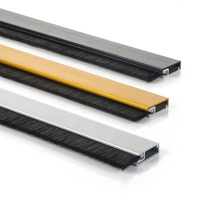OEM Door Metal Industrial Strip Brush For Escalator Dust Cleaning And Polishing
